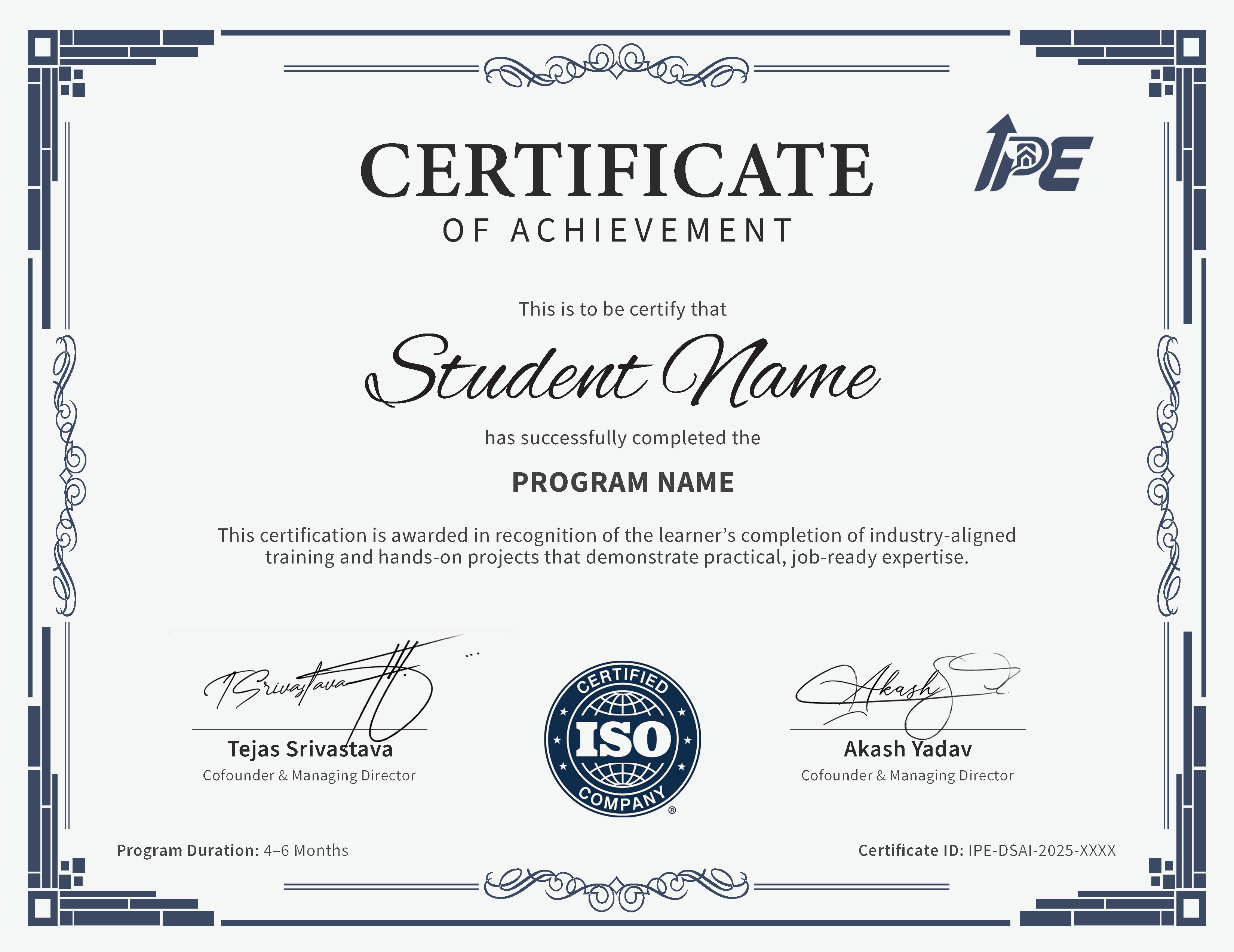 InterviewPrep EDU Certificate